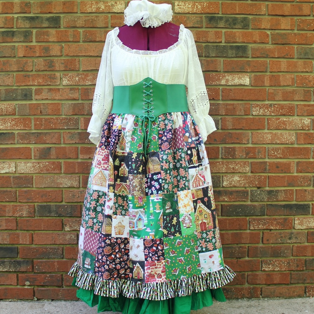 NEW Storybook Costume for a Gingerbread House Witch, Mrs. Claus or Mother Goose